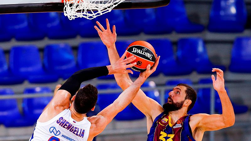 El Barça se estrena con un gran triunfo ante el CSKA y el Valencia sufre para ganar al Villeurbanne