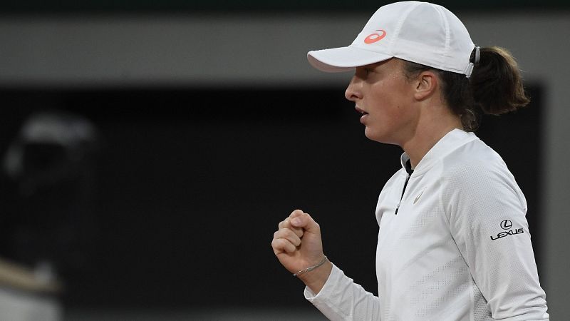 La polaca Iwa Swiatek elimina a Simona Halep en París