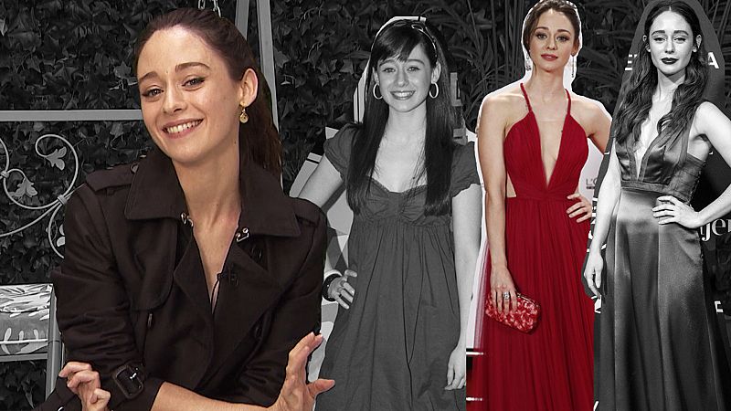 El cambio de Elena Rivera, de 'Cuéntame' a 'Inés del alma mía': la actriz se enfrenta a sus 'looks' en la alfombra roja