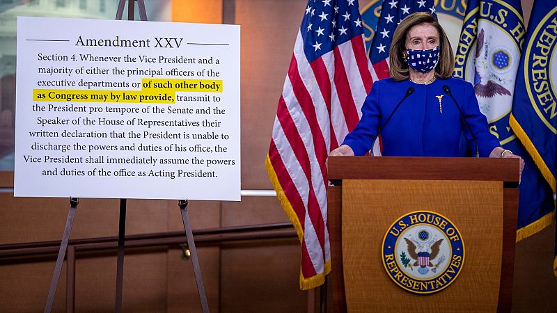 Los demócratas impulsan una comisión para inhabilitar a un presidente si pierde facultades ante el contagio de Trump