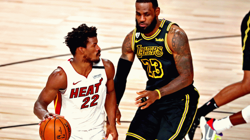 Butler amarga la noche a los Lakers y evita la eliminación de los Miami Heat