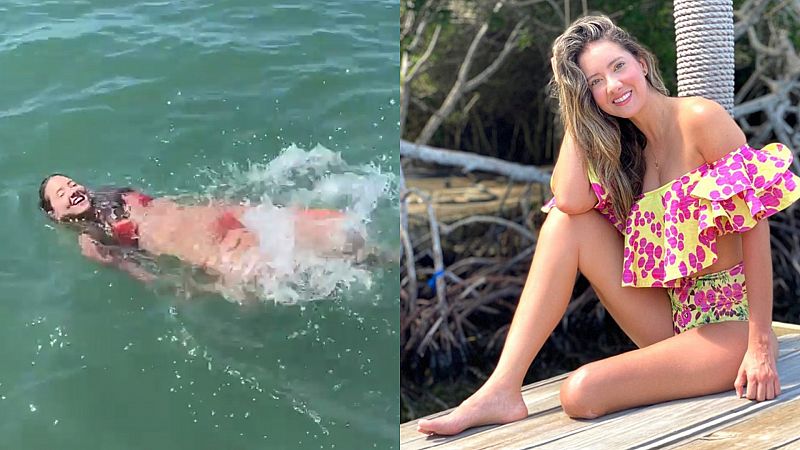 Daniella Álvarez vuelve a nadar con destreza tras su amputación de pierna: "Nada es imposible"