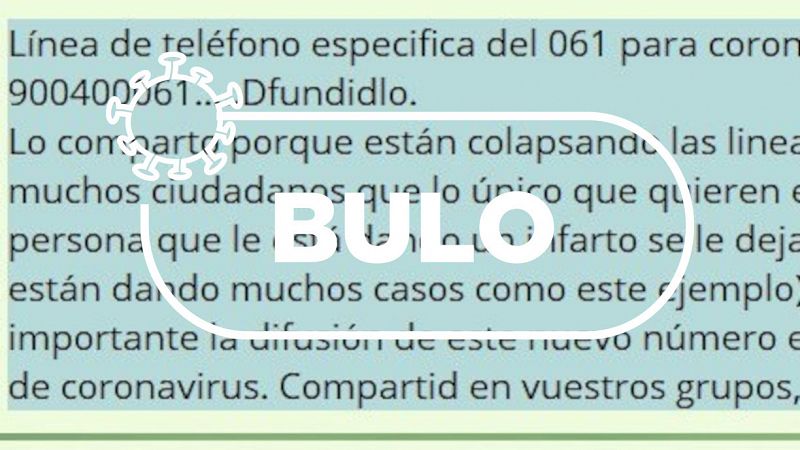 El número de COVID-19 "900400061" sólo informa en Andalucía, consulta el teléfono de tu comunidad