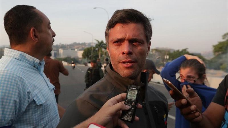 Leopoldo López llega a Madrid y dice que seguirá trabajando "para alcanzar la libertad" de Venezuela