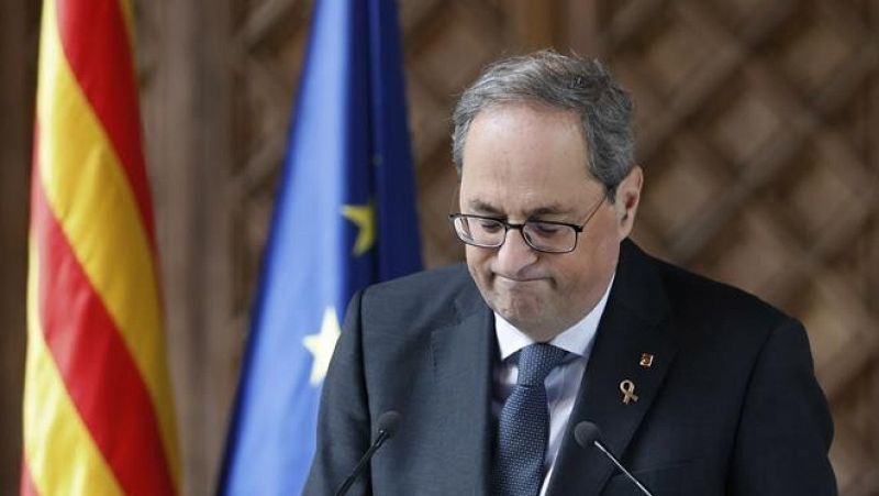 El TSJC acorta uno de cada tres días de inhabilitación a Torra y le mantiene la pensión de expresident