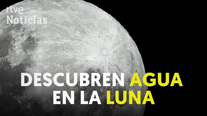 La NASA anuncia la "detección inequívoca" de agua helada en la Luna