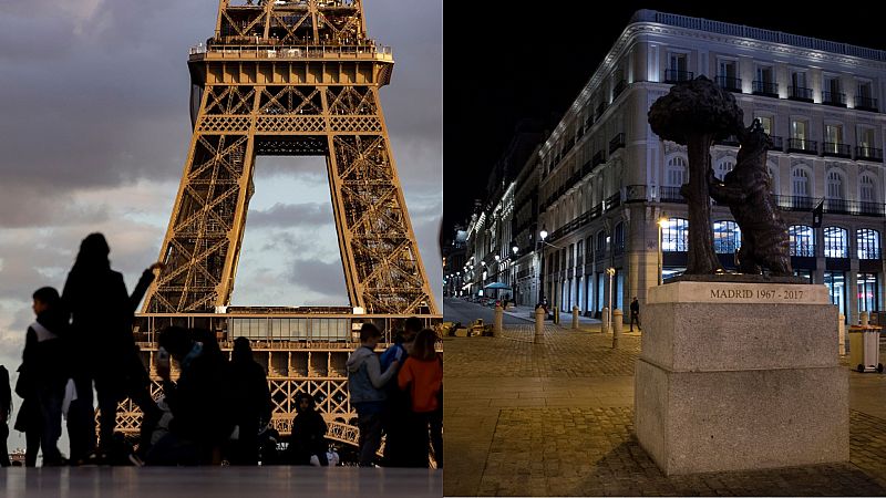 Francia y España, estrategias divergentes para olas en paralelo de la COVID-19