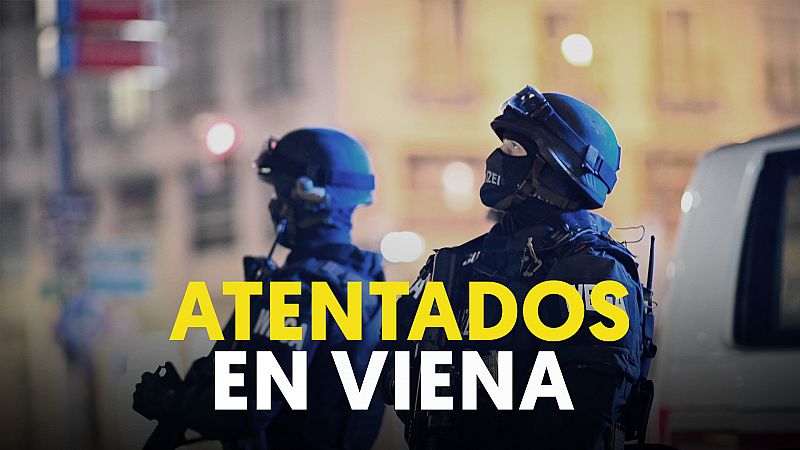 Las víctimas del atentado en Viena ascienden a cuatro y ya hay 14 detenidos relacionados con el terrorista abatido