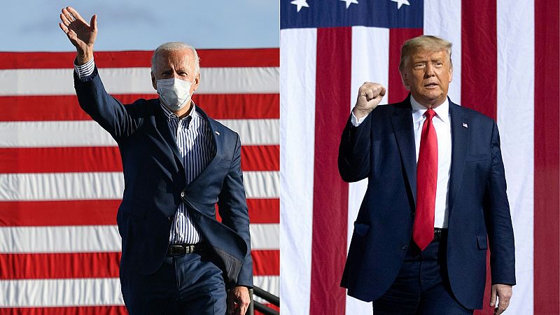 Trump y Biden mantienen sus opciones de ganar a la espera de los resultados en un puñado de estados decisivos