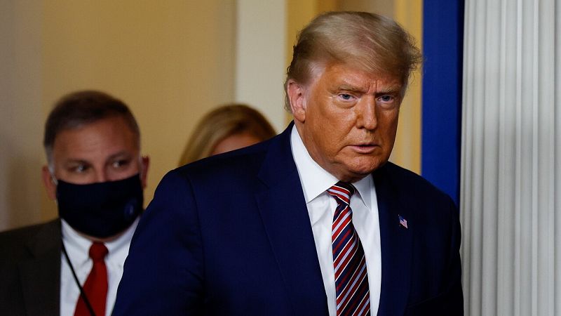Trump acusa sin pruebas a Biden de querer "robar" las elecciones: "Queremos transparencia, sin votos ilegales"