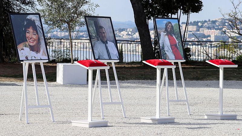 Francia recuerda en Niza a las últimas víctimas del terrorismo islamista