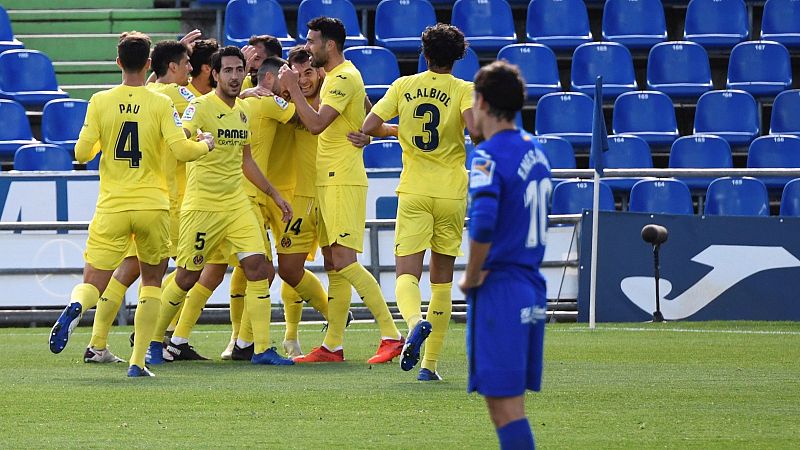 El Villarreal gana en Getafe y se mantiene en la cabeza de la Liga