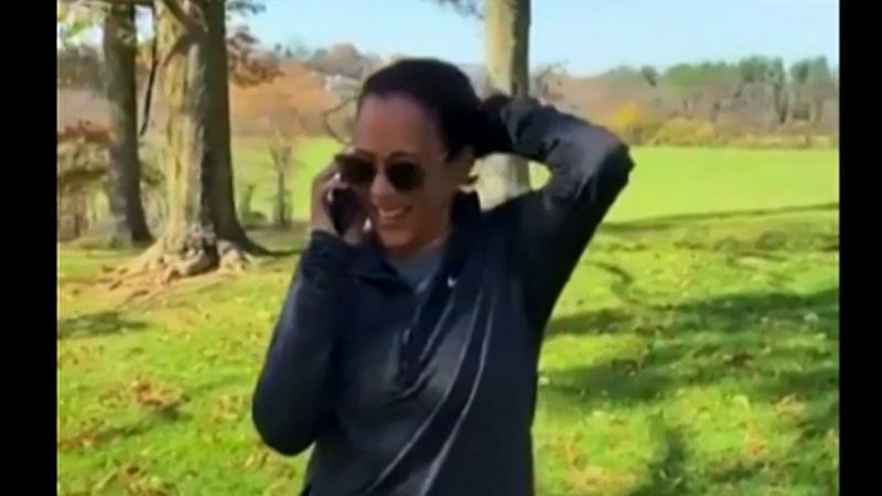 "¡Lo hemos conseguido, Joe!": la eufórica llamada de Kamala Harris a Biden