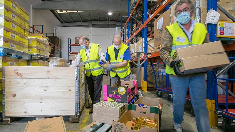 Los Bancos de Alimentos llaman a la solidaridad en una campaña virtual y desbordados por la pandemia
