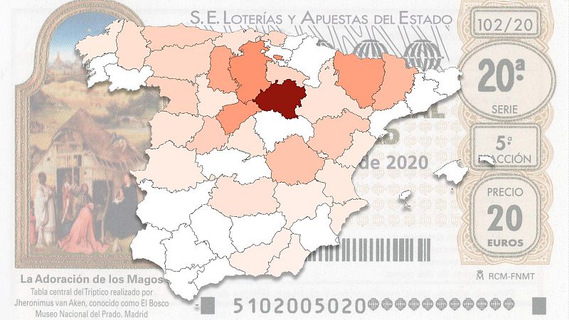 Los sorianos siguen siendo los españoles que más Lotería de Navidad compran