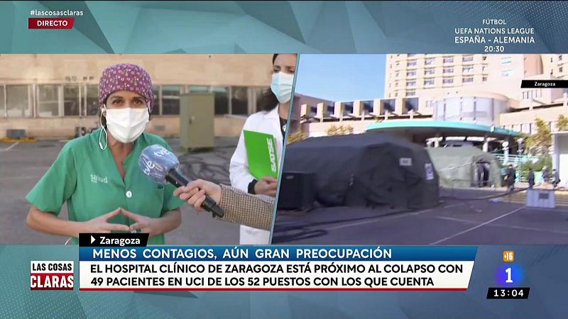 Virginia Boloix, enfermera de Zaragoza: "Señores, cuídennos, porque si no, no sé quién les va a cuidar a ustedes"
