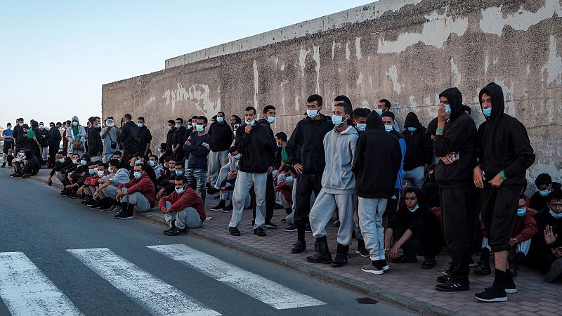 El Gobierno ordena acoger a los más 200 migrantes expulsados del campamento del Arguineguín horas antes