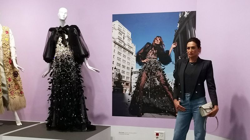 Nieves Álvarez, madrina de la exposición 'ELLE, 75 años al lado de la mujer'