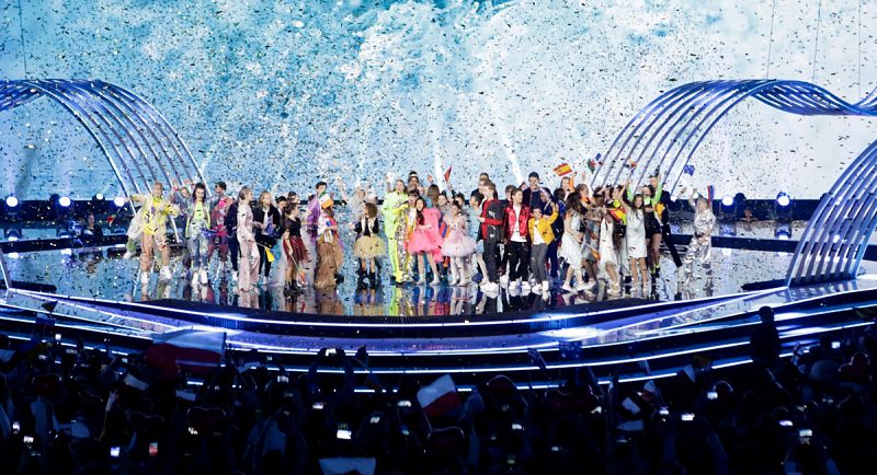 nete a la 'watch party' de Eurovisin Junior con los artistas de este ao