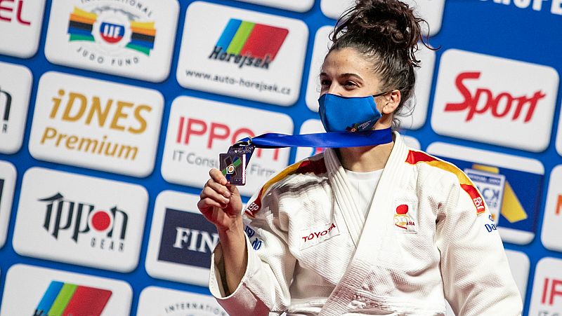 Fran Garrigós y Estrella López logran el bronce en los Europeos de judo de Praga