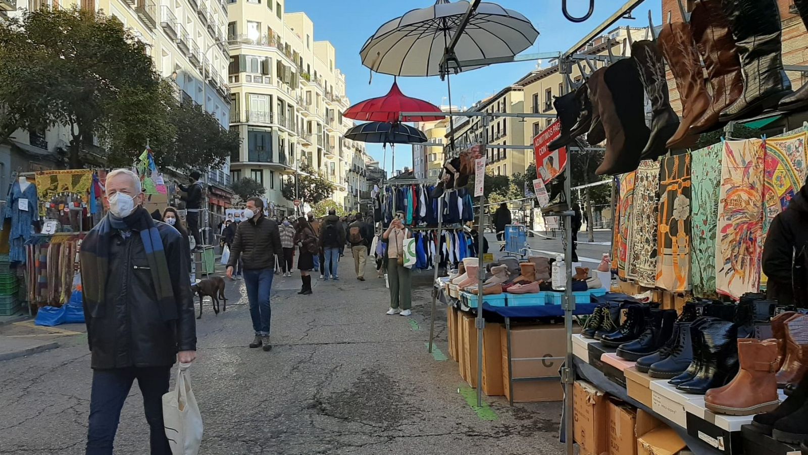 Reabre el Rastro de Madrid ocho meses después | Ver