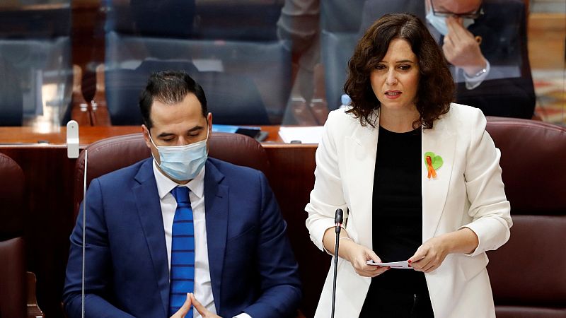Ayuso plantará cara al Gobierno si consuma el acuerdo con ERC para subir los impuestos en Madrid