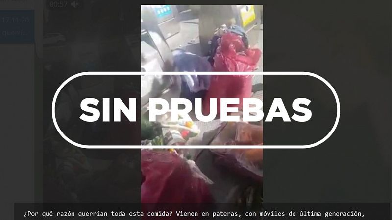 No hay pruebas de que los inmigrantes hayan tirado a la basura esta comida