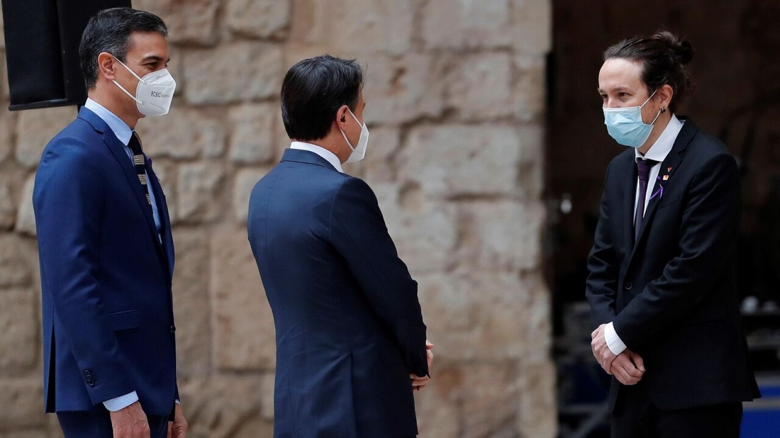 Iglesias reconoce "tensiones" dentro del Gobierno pero resalta la "confianza mutua" con Sánchez