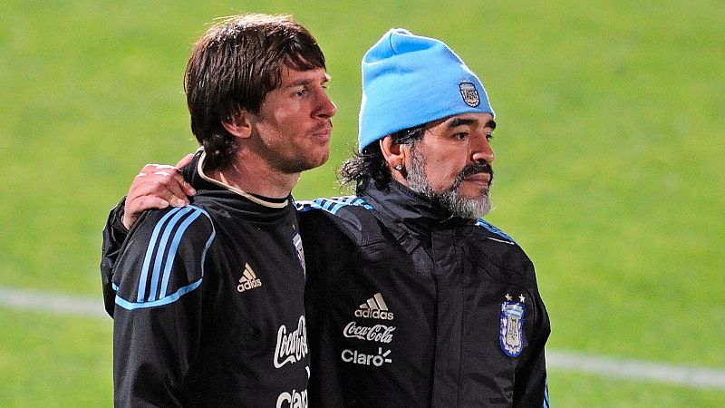 Messi: "Nos deja pero no se va, porque 'el Diego' es eterno"