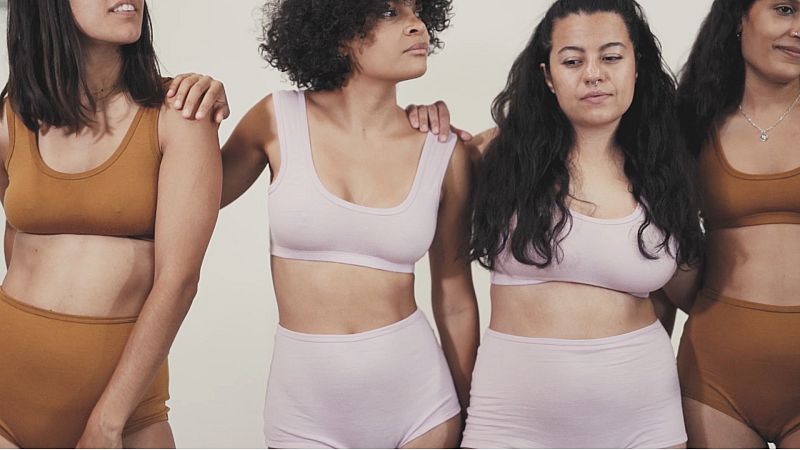 Ropa interior para una mujer real