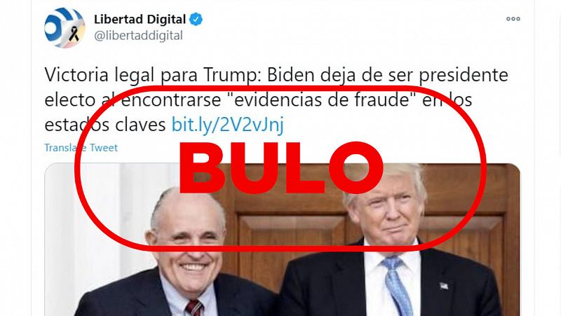 No hay evidencias de fraude electoral masivo en EE.UU. y Biden no ha dejado de ser presidente electo