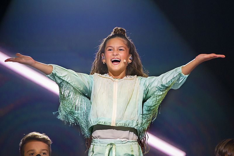 España repite podio en Eurovisión Junior con Soleá, que logra la tercera posición con 'Palante'