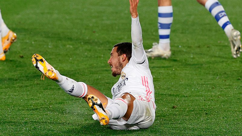 La nueva lesión muscular pone en peligro la participación de Hazard en el derbi madrileño decisivo para la Liga