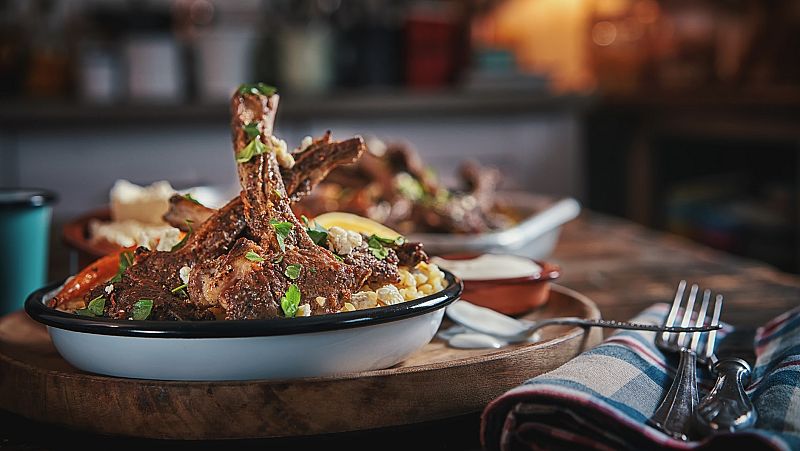 Receta de caldereta de cordero con verduras de Íñigo Urrechu