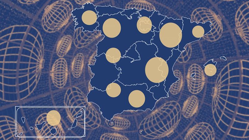 ¿Cuáles son los años con más ciudades premiadas por el Gordo?