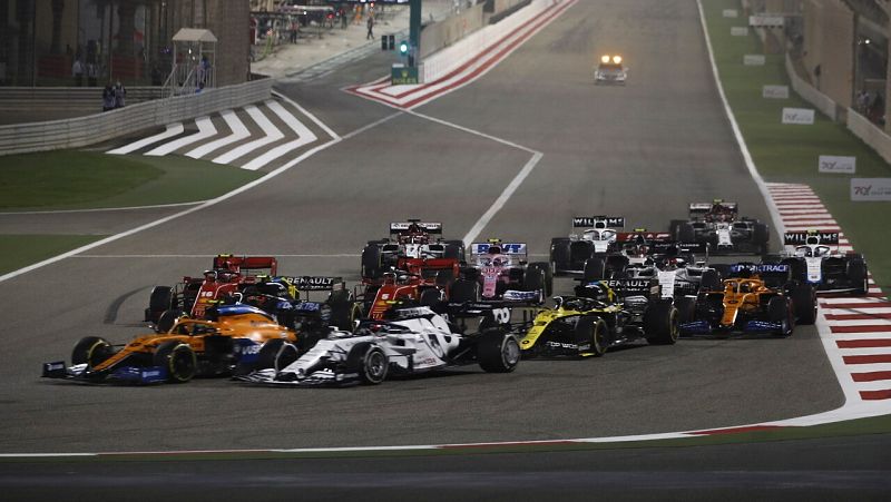 La Fórmula 1 regresa a la noche de Sakhir sin Hamilton