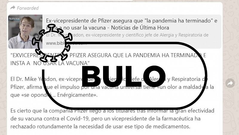 No, la pandemia no ha terminado como asegura un exdirectivo de Pfizer