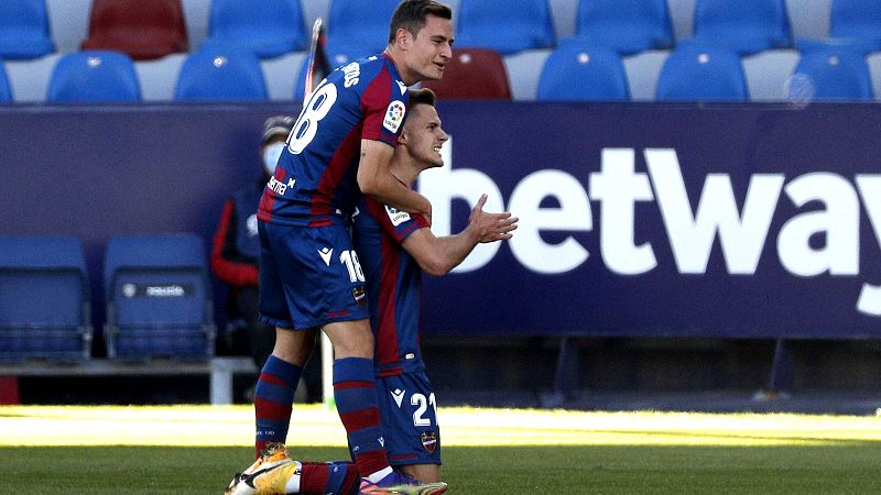 El Levante rompe su racha de empates con una goleada al Getafe