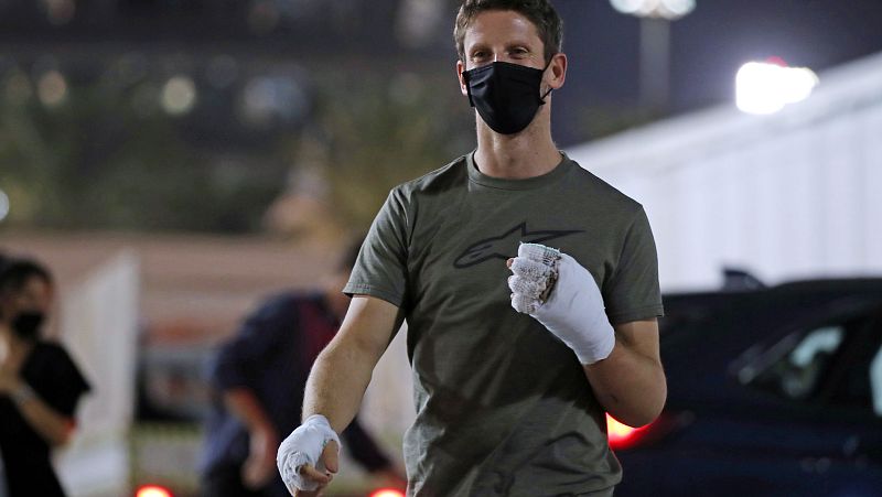 El piloto Romain Grosjean no participará por precaución en el GP de Abu Dabi