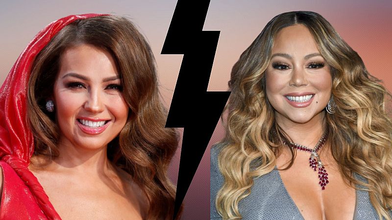 Thalía quiere "jubilar" a Mariah Carey como reina de la Navidad