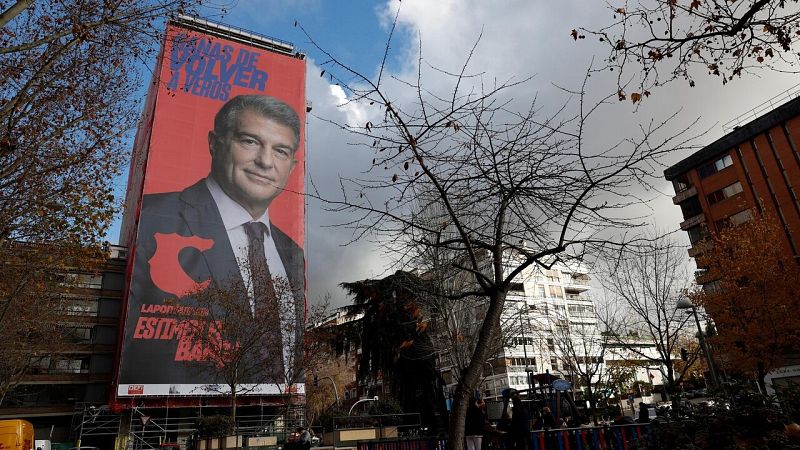 Laporta acerca su campaña al Bernabéu