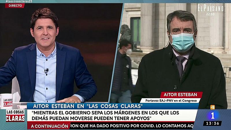 Aitor Esteban, portavoz PNV en el Congreso sobre los presupuestos: "Esta era la única mayoría posible"