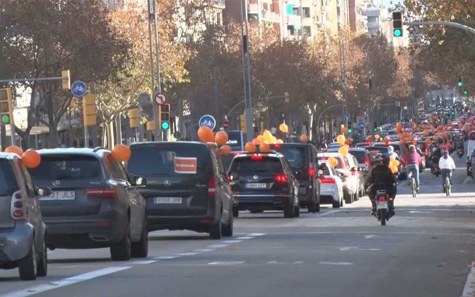 Protestes a Barcelona contra la llei Celaá i en defensa del castellà a l'escola