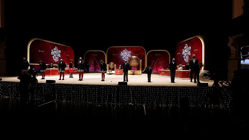 Las an�cdotas del Sorteo de la Loter�a de Navidad 2020: una bola atascada, mascarillas y ni�os emocionados