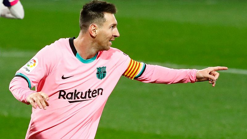 El Barça despierta en Valladolid con un Messi de récord