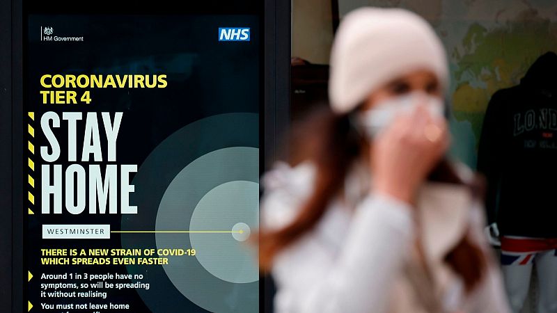 El Reino Unido descubre una segunda variante "aún más contagiosa" del coronavirus procedente de Sudáfrica