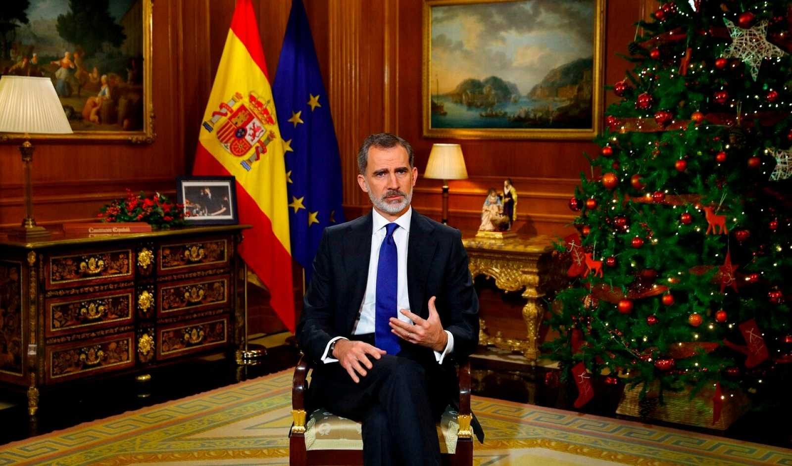 Discrepancias entre los socios de Gobierno ante el mensaje navideño de Felipe VI, que respaldan PP, Vox y Cs | Ver