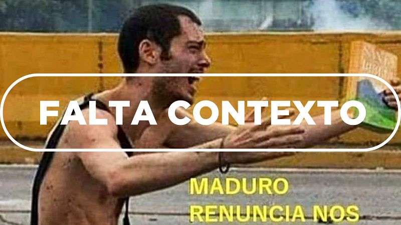 Esta imagen de un venezolano que parece hambriento es real, pero falta contexto