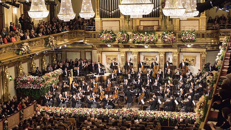 Concierto de Año Nuevo en tiempos de pandemia: una sala vacía y aplausos virtuales