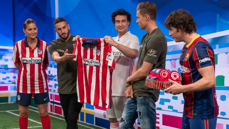 Los atléticos Koke y Marcos Llorente visitan MasterChef Junior 8